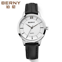 스위스시계 남성시계 손목시계 가죽 메탈 깔끔한 고급스러운 브랜드 럭셔리 BERNY-남성 방수 시계 쿼츠 일본 운동 정품 패션 남성 손목 드레스 남성용