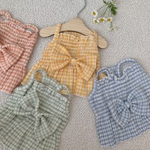 왕리본 스모크 원피스 S-XL