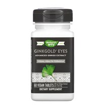 Natures Way Gink 네이쳐스웨이 징크골드 아이즈 징코 추출물 60캡슐