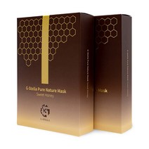 지스텔라 벌꿀 퓨어 네이처 마스크 10매 (꿀광촉촉) 고농축 원액앰플 피부보습 2중 시트팩