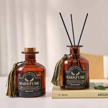 실내방향제 마크퓸 골드에디션 디퓨저 250ml 1+1 기획세트, 블랙머스크 1+1