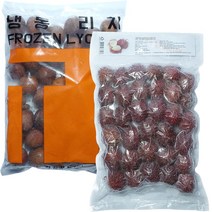 힘찬푸드 프리미엄 냉동과일, 1세트, 02_리치1kg+람부탄1kg