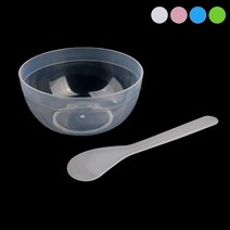 미용팩 만들기 반투명 용기 세트 10개 마사지볼 천연팩만들기 얼굴팩만들기, 분홍