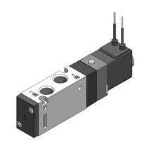 KCC 솔레노이드밸브 솔밸브 공압솔레노이드밸브(5포트) KS210S-220