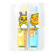카카오프렌즈 양치세트 휴대용 캐릭터 칫솔치약, 양치세트 라이언