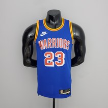 골든 스테이트 워리어스 NBA 져지 농구 유니폼 드레이먼드 그린 레트로 블루 75주년