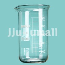 과학실 장형 눈금 유리 톨 비이커 500ml 연구교재 연구수업 과학교구 실험기자재 연구기자재 실험수업, 1개, 톨 비이커 100ml