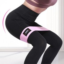 헬스 하체운동 보조 프롭 스쿼트밴드 M, 파스텔블루