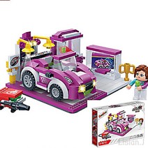 3살 4살 남아 블럭 레이싱카 전시회장 장난감 7살 남아 생일 선물 6세 남아 장난감