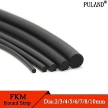 부품 오링 기계 가스켓 호환 1M 불소 고무 솔리드 스트립 직경 23456781012152.53.54.5mm O-링 바 씰 포밍 블랙 없음, Diameter 10mm, 1 Meter