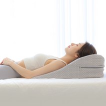위드유 역류 방지 베개 역류 다기능 웨지필로우 쿠션 배개, 그레이 두가지높이(18cm+23cm)