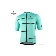NEW Bianchi Milano DISUERI Short Sleeve Cycling Jersey : CELESTE