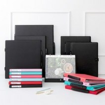 아톰 포토폴리오 포트폴리오 A4 A3 B4 B5 손잡이 브리핑 화일 파일, (PF207) A3 / 20매 / 손잡이흑색