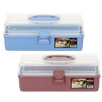 아트키트 다용도함 AK-252(핑크 블루 블랙 240x134x91mm), 기본