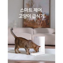 자동급식기 자동급식 스마트제어 애완동물급식 사료배식기, 5. 화이트  도자기 그릇 버전
