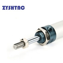 유압리프트 MAL 시리즈 미니 공압 실린더 16/20/25/32mm 보어 25-300mm 스트로크 복동 알루미늄 합금 에어, 10 250mm stroke_03 25mm Bore