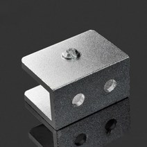 유리난간대 유리난간대 부속유리 클램프 울타리 브래킷 알루미늄 합금 플랫 베이스 가정용 클립 인공 다, 03 SilverS 6 8mm