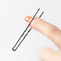 올림머리 머리핀 물결 실삔 실핀 U핀 U자핀 6cm 50개