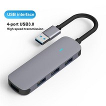 맥북젠더 RYRA-USB 3.1 c형 허브-멀티 스플리터 어댑터 4K 썬더볼트 3 USB c허브 TF SD 리더 슬롯 PD 포함, 05 4IN1 USB to USB