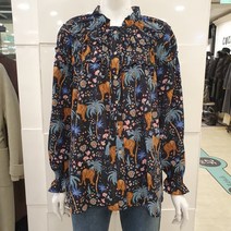 블루페페 부평점 잔잔한 프릴이 섬세한 블라우스