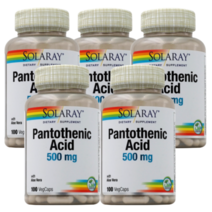 [Solaray] 판토텐산 500mg 100캡슐 5SET