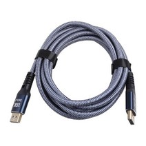 고속 80Gbps 디스플레이 포트 어댑터 1/2/3meter DisplayPort 2.0 케이블 16K 60Hz DP, 03 3m
