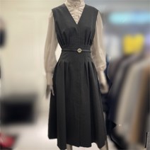 [미니멈] NC09 턱 벌룬 서스펜더 레이어드 원피스 MWAAWO2090 (9567447)