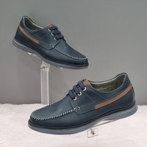 남성 소가죽 발등밴드끈 보트화 323001u