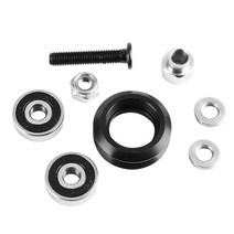 1 세트 금속 듀얼 v 휠 키트 reprap ox CNC 기계를위한 알루미늄 선형 압출, BK