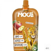 독일 MOGLi Quetschie Zimt Apfel Banane 모글리 시나몬 사과 바나나 퓨레 이유식 120g 5팩