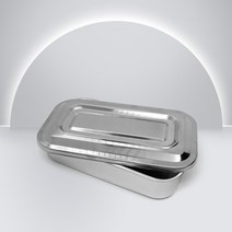 [현뷰티] 사각 고급위생저 대형 반영구 화장재료 위생접시 알콜솜통