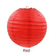 프린트 라운드 종이 랜턴 16인치 40cm 웨딩 생일 파티 할로윈 장식, 16inch 40CM, paper lantern red