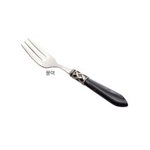 까사부가티 알라딘 커트러리 모음 (커피스푼/케이크포크/포크/나이프/스푼/젓가락), 3. 포크 블랙