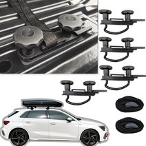 아연 도금 금속 스틸 지붕 박스 U 볼트 클램프 옥상 화물 캐리어 랙 자동차 밴 장착 액세서리 브래킷 4 개, 한개옵션0