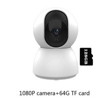 농막 업소용 강아지 가정집 현관문 움직이는 CCTV 1080p tuya smart mini wifi ip 카메라 실내 무선 감시 자동 추적 of human home baby, 128GB 카드로 2mp, 나는 플러그