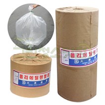폴리에틸렌필름 0.1mm-40cm-229m 튜브형 농업용 포장용비닐 PE필름 비닐원단 롤비닐 비니루 포장용비닐봉투, 1개