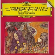 중고CD) BIZET:L’ARLESIENNE/GRIEG:PEER GYNT SUITE-Berliner Philharmoniker/KARAJAN