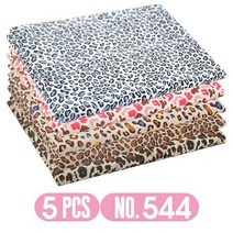 누빔원단 벨보아 털 원단Teramila 40*50cm 5 개 팩 인쇄 면직물 바느질 패치 워크 DIY 수제 공예 액세서리, 05 544_04 25cm x 45cm