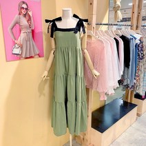 도로시홀릭 썸머배색리본원피스(DO50209)