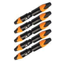 10 조각 3 핀 XLR 커넥터 암수 커넥터 MIC 어댑터, 오렌지, 설명, 설명