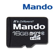 만도 메모리 블랙박스 마이크로SD Class10 정품 16GB, 32GB