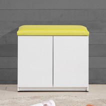 플레인홈 러씨 수납 벤치 소파 도어형 600, 그린