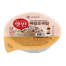 햇반 매일오곡밥 210g 오곡밥 잡곡밥 즉석밥, 4개