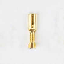 전동킥보드안장 의자 부품 50 개/몫 28/48/63mm 여성과 남성 압착 단자 커넥터 금 황동/은색 자동차 스피커 전선 세트, 2.8 Female