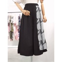 [YK] W몰 싸이드 원포인트 와이드 팬츠 Y193C404