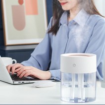 미니 대용량 3구 가습기 USB 거실 침실 무드등 2L, 본상품선택, 본상품선택