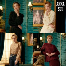 [안나수이(ANNA SUI)] 21FW 로즈 트렐리스 블라우스 1종