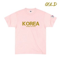 2023년 NEW 남녀공용 코리아 면 반팔 티셔츠 4종 KOREA