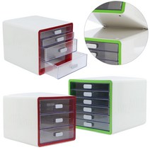 A4용지함 A4용지보관함 문서함 서류서랍장 서류함 서류수납함 지류보관함, 레드, 3단, (3단 레드)