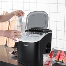 제빙기 15kg 아이스메이커 자동제빙기 얼음만드는기계, 아이스 트레이 9개 업그레이드 자동 청소